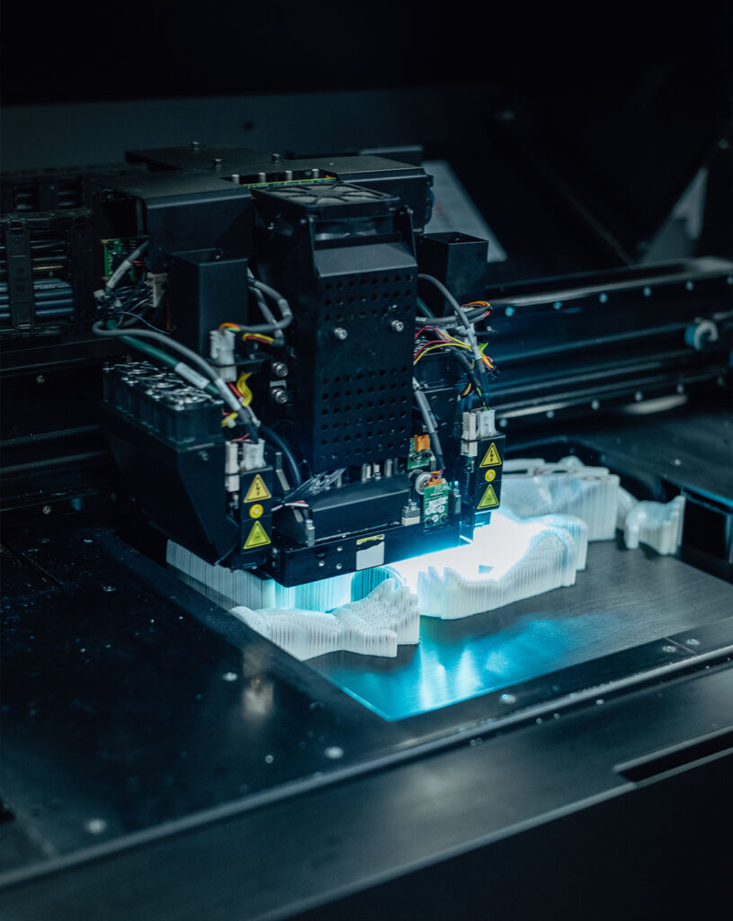 3D-Drucker beim drucken.